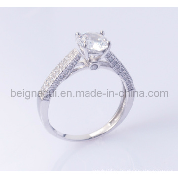 Anillo de bodas de plata de ley 925